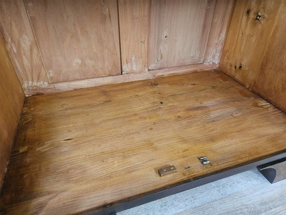 Image 1 of Art Decò sideboard in mahogany feather with marble top