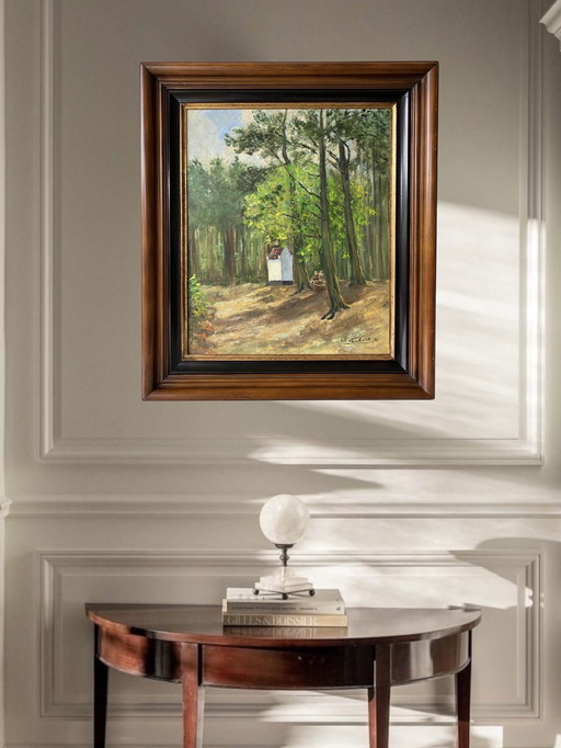 Peinture à l'huile | Nature | vintage | romantique | unique