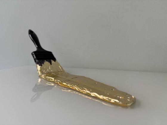 Santicri – Gold Brush – sculptuur 29/100 – Pop Art Style – Santiciri, Decoratieve objecten, Plastic (photo 3 of 23)