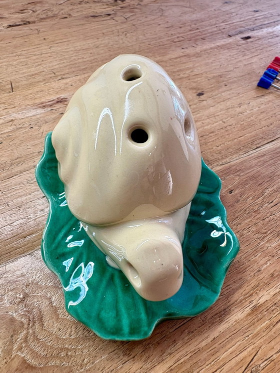 Vintage Vallauris ceramic snail as an aperitif holder. (1960s 70s), Decorative Objects, Creme (photo 15 of 15)
