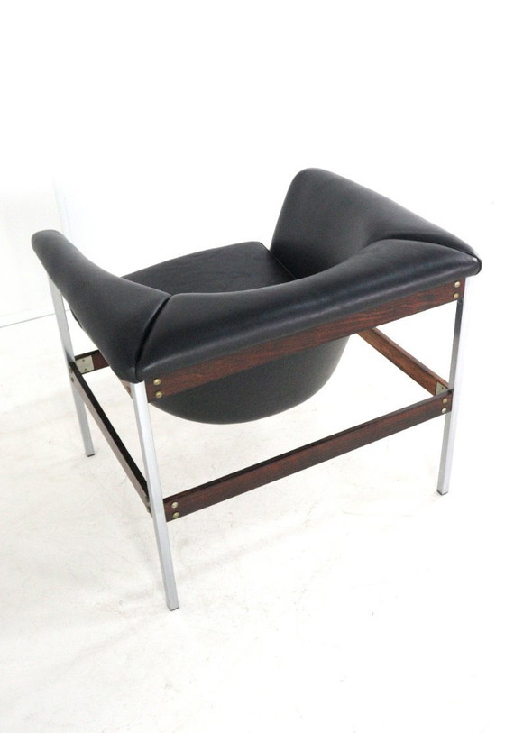 Image 1 of Geoffrey Harcourt voor Artifort fauteuil stoel model 042 vintage gestoffeerd