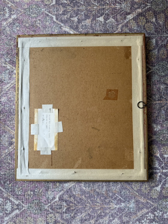 Image 1 of Croquis original anglais à la plume et à l'encre de 1857, pièce ancienne, encadrée (non signée, d'époque)