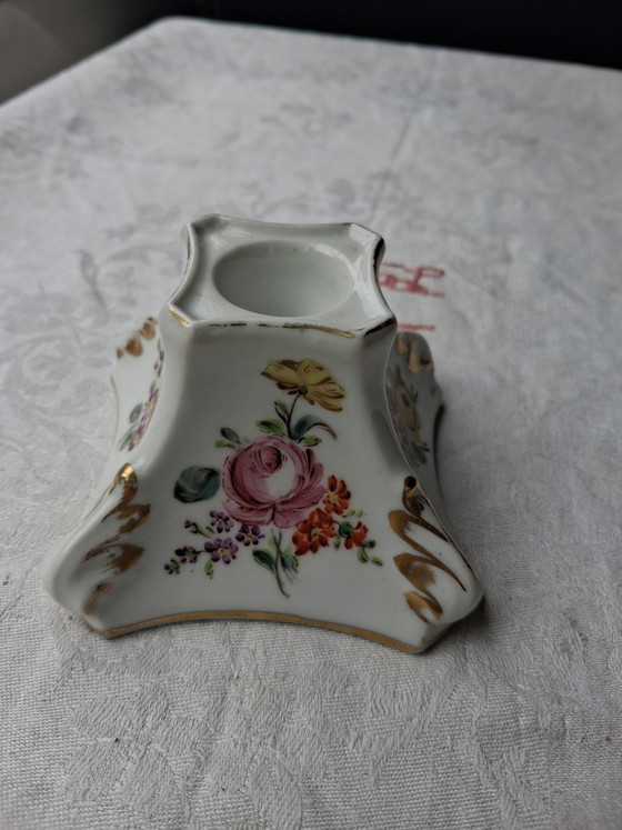 Portacandele in Porcellana Meissen – Oro (photo 8 of 11)