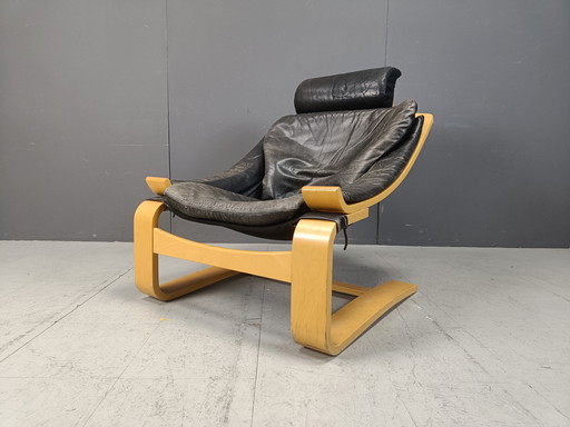 Zweedse Kroken Fauteuil Door Ake Fribyter Voor Nelo Möbel, 1970S