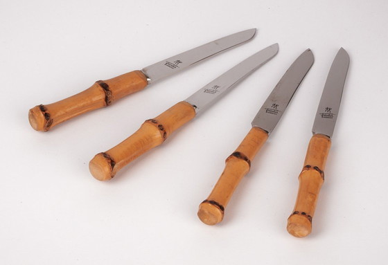 Image 1 of Set di coltelli vintage Friodur "fj.a.henckels" anni '60