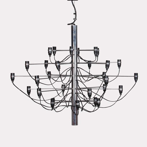 Lustre par Gino Sarfatti, modèle 2097/30, édition Arteluce, 1970