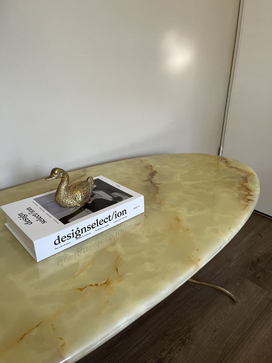 Image 1 of Vintage onyx coffee table