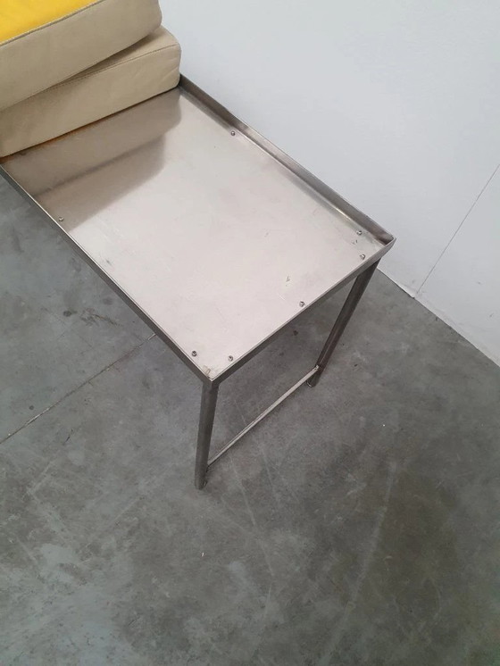 Image 1 of Design XL sofa daybed lounge stainless steel minimalist