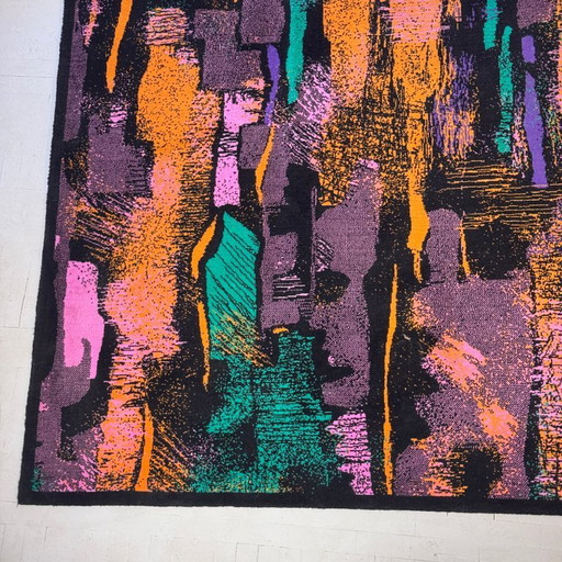 Large Hungarian Design Carpet, Mid-Century