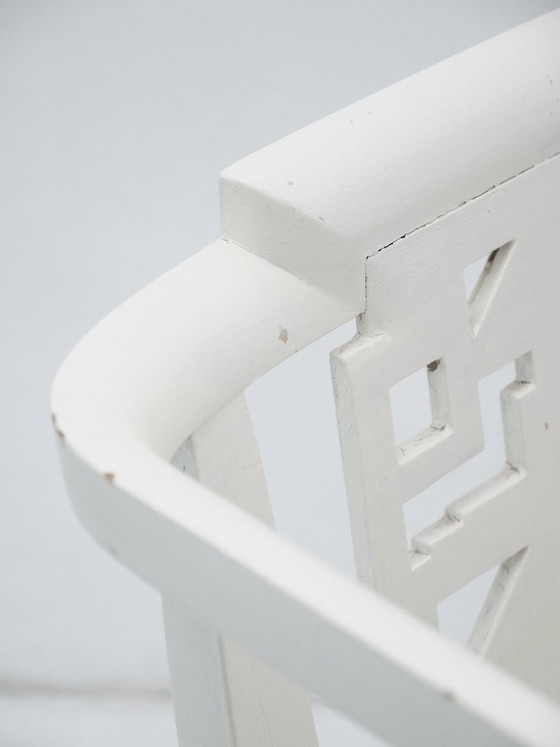 Art Deco, Belle Époque Armchair attributed to Ateliers Martine – Side chairs, Wood (photo 14 of 26)