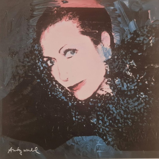 Image 1 of D'après Andy Warhol, Hélène Rochas, années 1980, lithographie