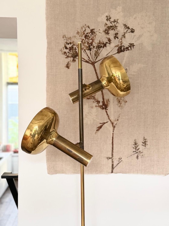 Vintage Design Brass Floor Lamp – solken leughten, Floor lights (photo 5 of 8)