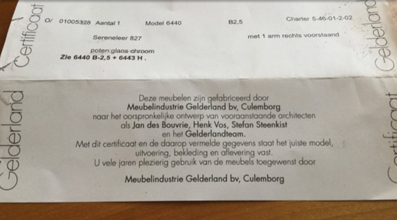 Image 1 of Beautiful orange leather Gelderland designer corner sofa