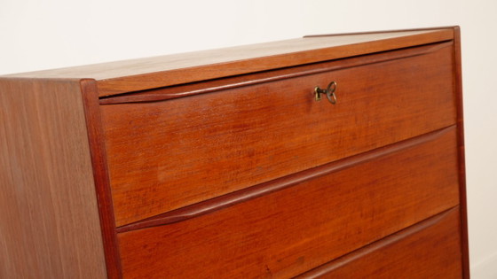 Vintage Danish Chest of Drawers | Teak | 6 Drawers | 123 cm – Wood (photo 5 of 10)