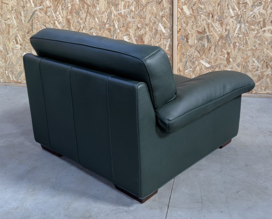 Image 1 of Poltrona in pelle verde Roche Bobois