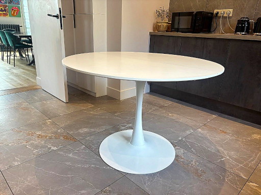 Ronde witte tulpvoet tafel Ø 110 cm – Ikea