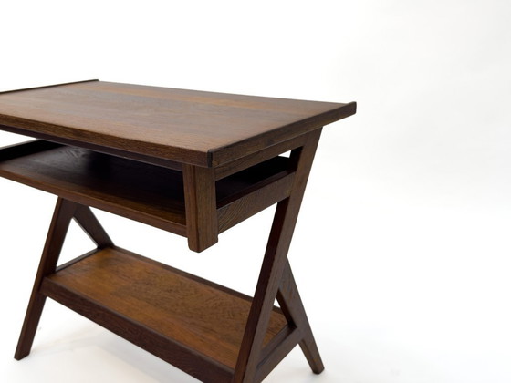 Wengéhouten bijzettafel uit het midden van de vorige eeuw – Wood (photo 3 of 16)
