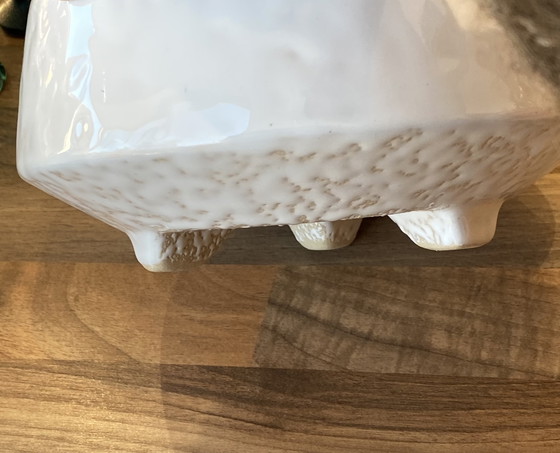 Image 1 of Vetter - Germany - Flower pot, ceramic white