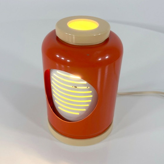 Image 1 of Lámpara de mesa Eclipse en naranja de Goffredo Reggiani para Reggiani, años 60