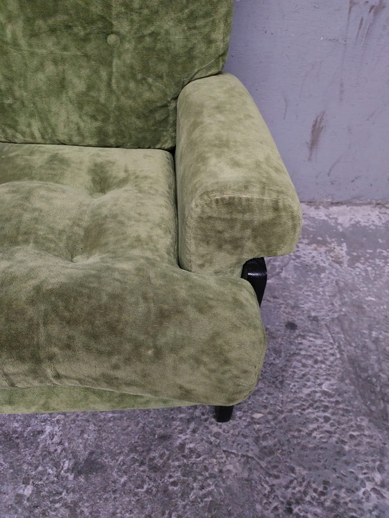 Image 1 of 2 X Mid - Century Green Relax Chairs