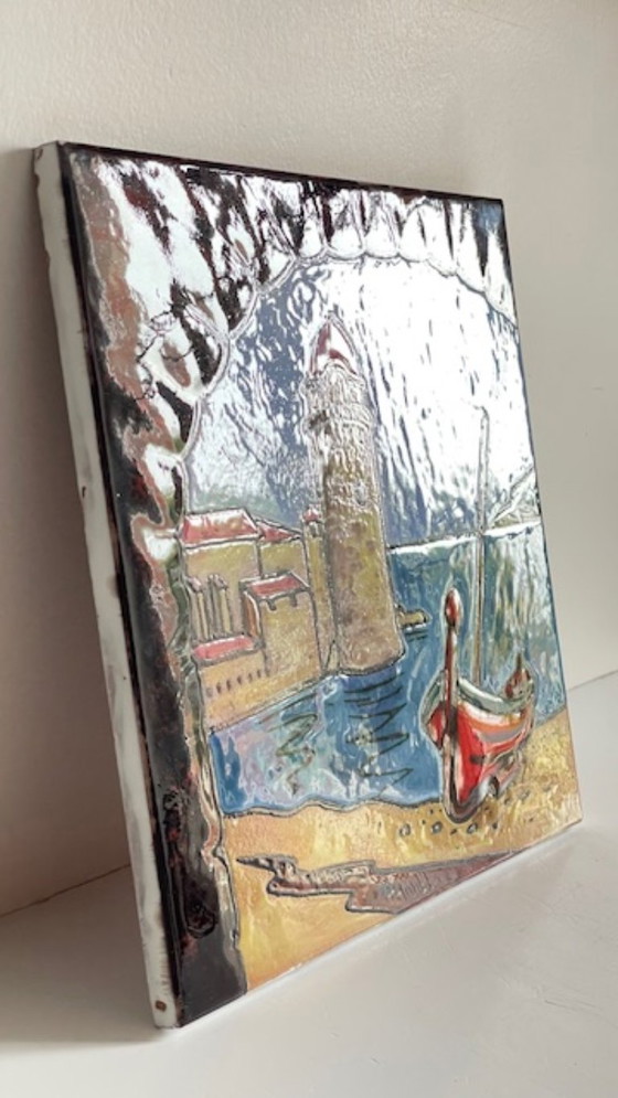 VINTAGE Keramische Wanddecoratie – Keramiek (photo 25 of 31)