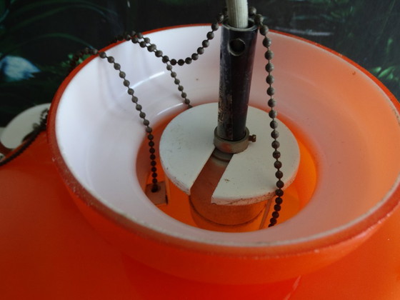 Raak Amsterdam B-1008, Hanglamp Oranje. – Hanglampen, Glass, Metal (photo 9 of 10)