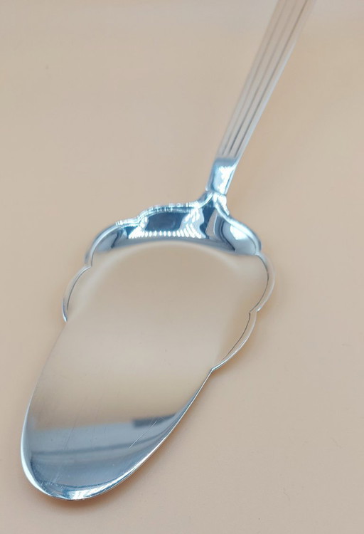 Verzilverde taartschep  van Zilverstad 90