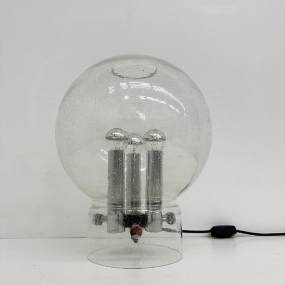 Image 1 of Limburg Glashütte glass table lamp , 1970s