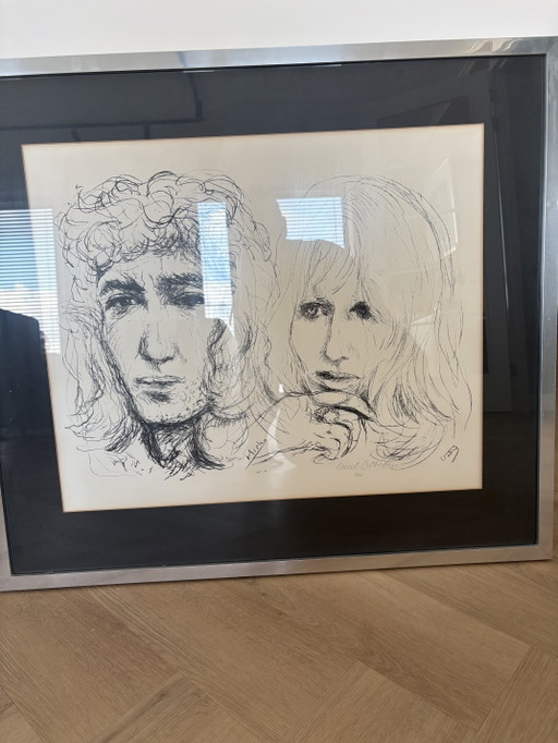 Paul Citroen | Hand-signed lithograph | 69/100 | Framed