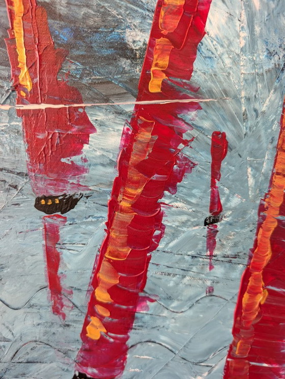 Red Boats – Paintings & Drawings, Canvas (photo 4 of 6)