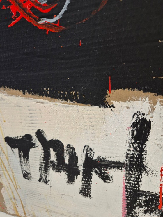 Image 1 of Victor Hasch (1945-2012) técnica mixta sobre cartón