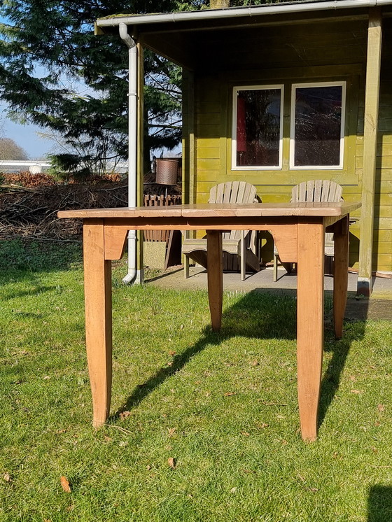 Image 1 of Rectangular wooden dining table