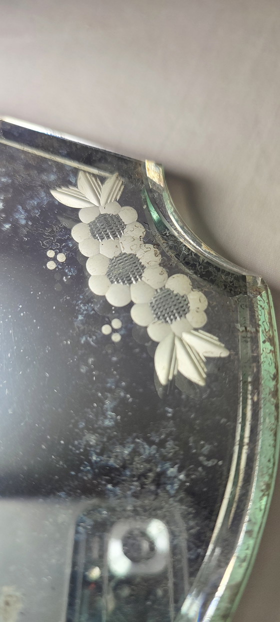 Image 1 of Miroir à main vénitien, Italie, années 1940