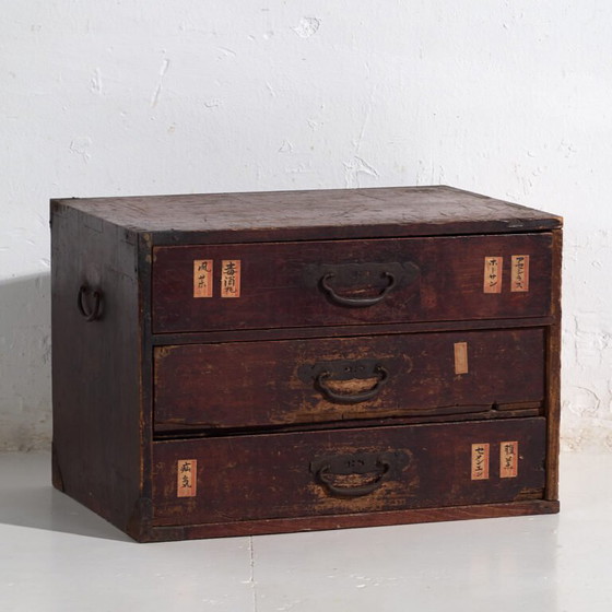 Antique Japanese cedar ko-dansu drawer, Meiji period (ca. ) #48 – Chest of drawers (photo 7 of 40)