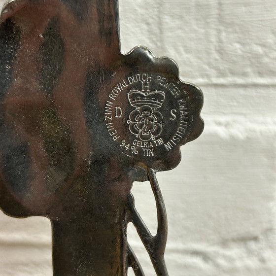 Image 1 of Miroir ancien Art Nouveau Jugendstil "Le premier coucou" Miroir Echo