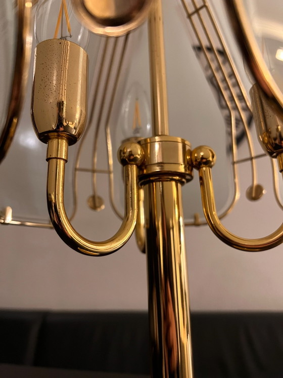 Vintage Herda Hollywood Regency lamp – Table lamps, Glass, Metal (photo 7 of 15)