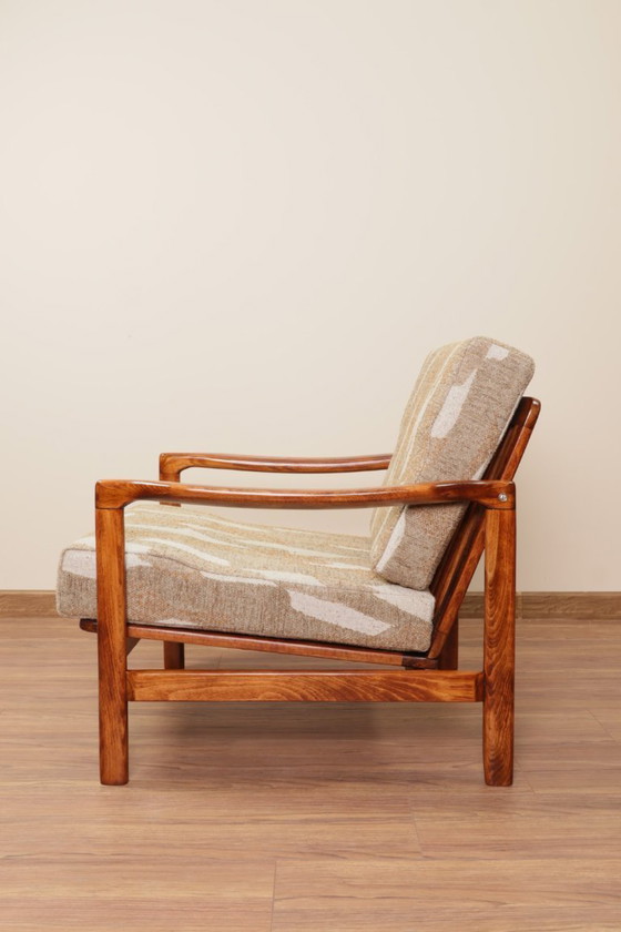 Image 1 of Poltrona vintage safari beige 1965 design scandinavo