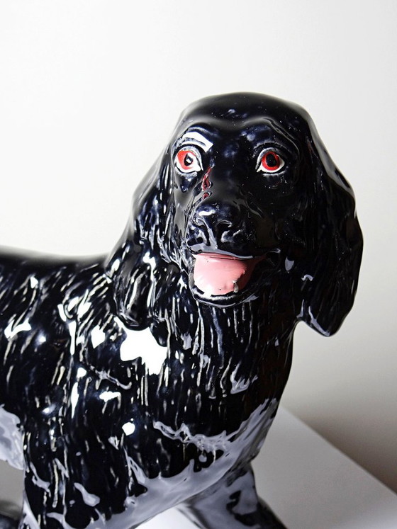 Decanter vintage per rum Newfoundland Screech, con cane di Terranova in ceramica. – Oggetti decorativi (photo 7 of 11)