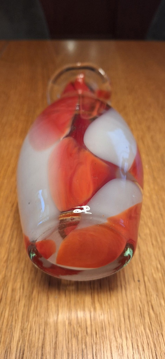 Murano / Empoli Style Vase, Glass, Red (photo 6 of 8)