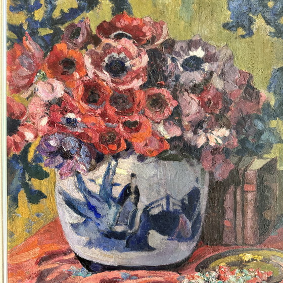 Image 1 of Simone Marie Meunier (Parigi 1890-1969) Olio su tela.