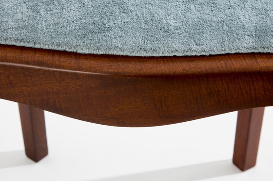 Image 1 of Coppia di sedie laterali Paul T. Frankl in mohair e noce riccio, velluto, 1933