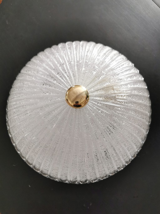 Grande lampada da parete di Murano Graniglia