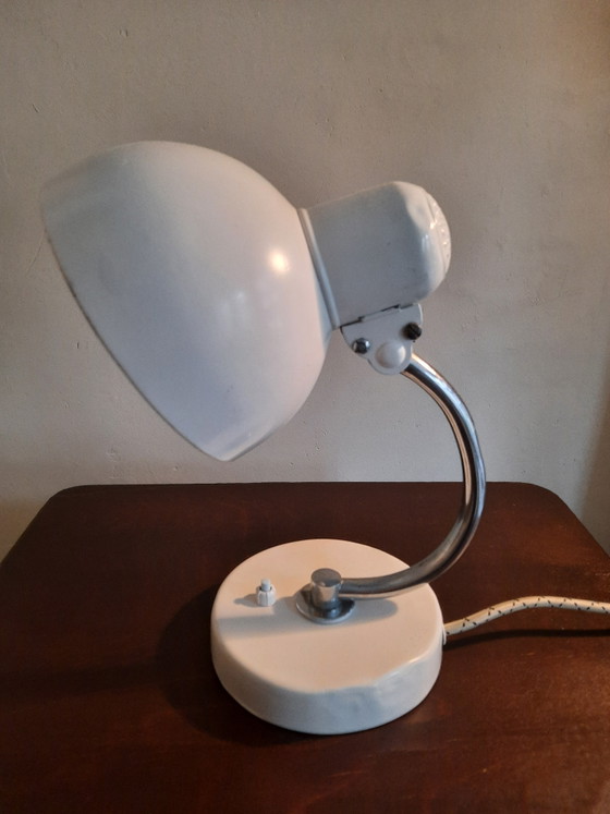 Kaiser iDell 6722 Table lamp, Art Deco, 1930s – Chrome, Metal (photo 7 of 14)