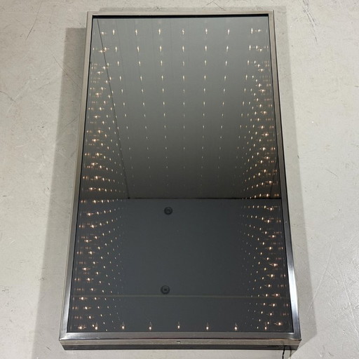 Infinity wall mirror illuminated mirror 1970-80's