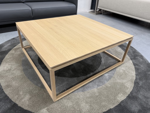 Table basse Kluskens Frame Chêne naturel 100x100xH38cm