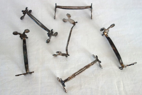 6 poggia-coltelli antichi Christofle in metallo argentato – Accessori da tavola (photo 5 of 9)