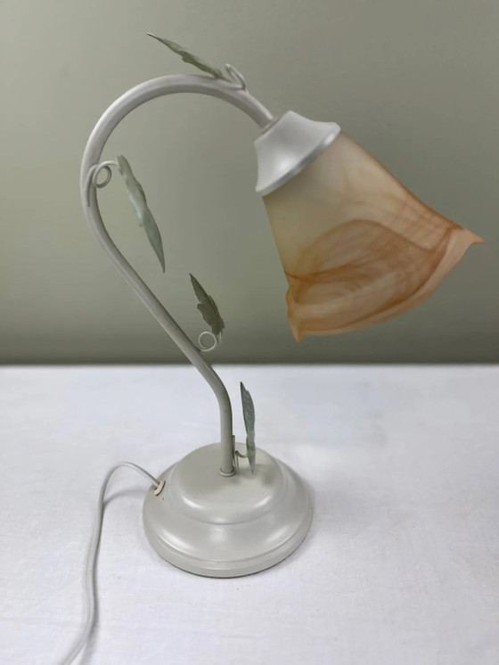 Tulpenlampe – Massive, Tischlampen, Metal, Glass, Vintage (photo 3 of 14)