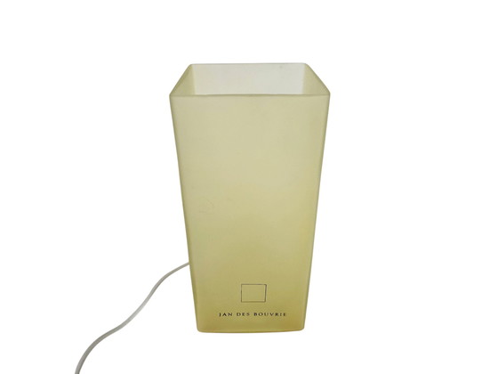 Image 1 of Dutch design - Icecubic lamp - Boxford Holland - Jan des Bouvrie - table lamp - glass - 90's
