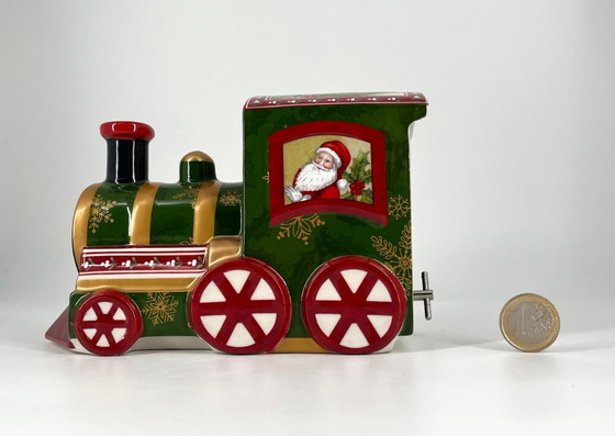 Image 1 of Locomotiva in porcellana Villeroy & Boch "Nostalgic Melody" con carillon (rara)