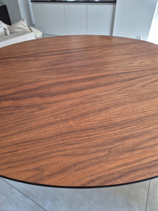 Cattelan Italia Skorpio Wood Rond – Design eettafel Ø 140 cm | Canaletto walnoot